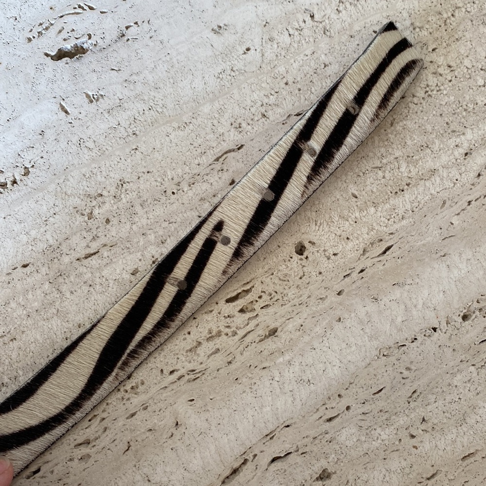 EUC Streets Ahead Leather & calf hair belt - Picture 6 of 15